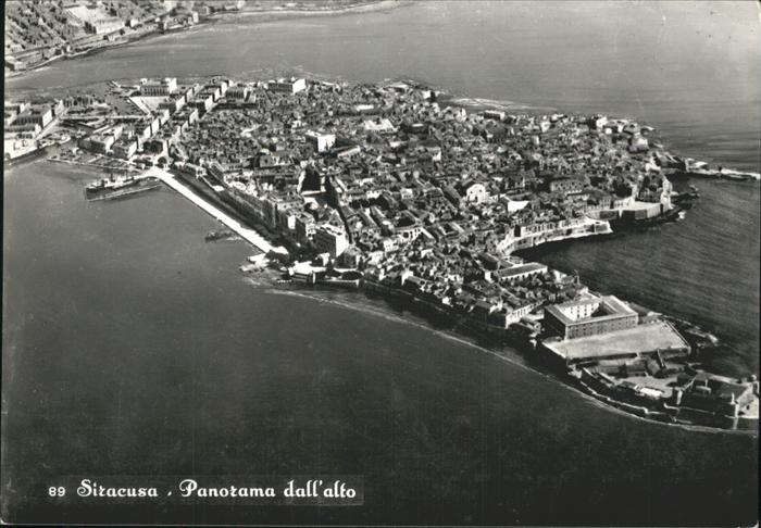 Siracusa Panorama Fliegeraufnahme