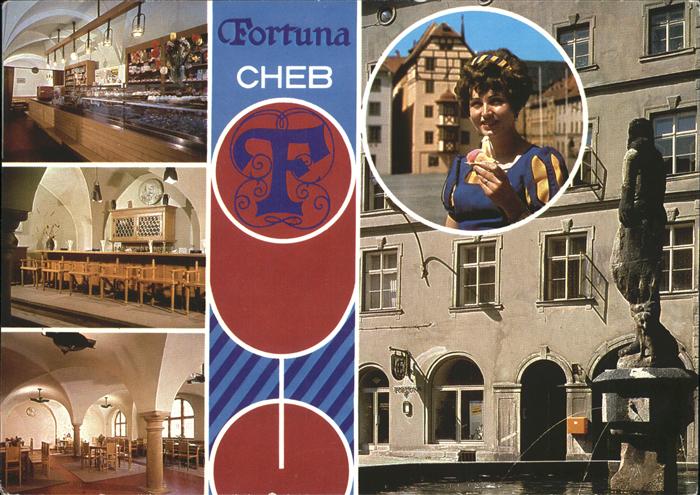 Cheb Eger Fortuna Tracht Brunnen