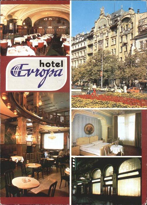 Praha Prahy Prague Hote Evropa