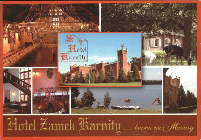 Masuren Niedersee Ostpreussen Schloss Hotel Karnity