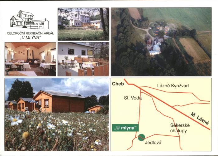 Lazne Kynzvart Landkarte U Mlyna Fliegeraufnahme