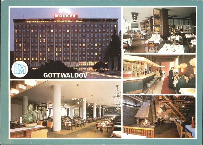 Gottwaldov Tschechien Interhotel Moskva