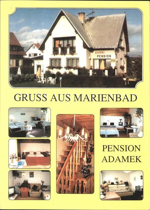 Marienbad Tschechien Boehmen Pension Adamek