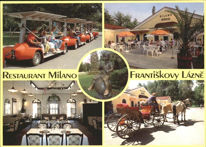 Frantiskovy Lazne Restaurant Milano Pferdekutsche