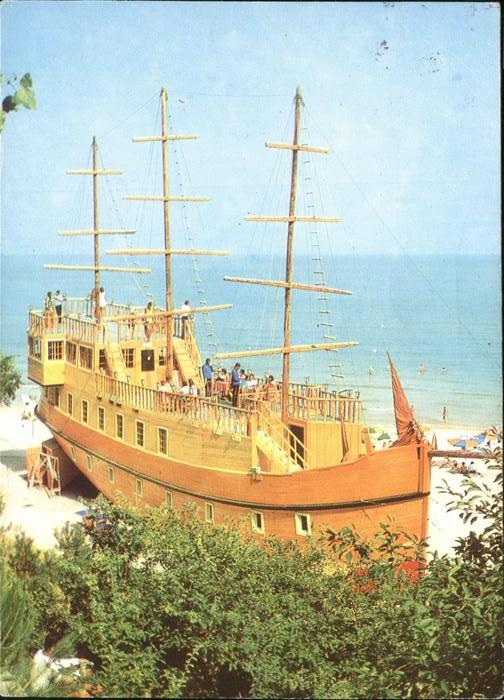 Albena Kurort Bar Fregatte Arabela Holz Schiff