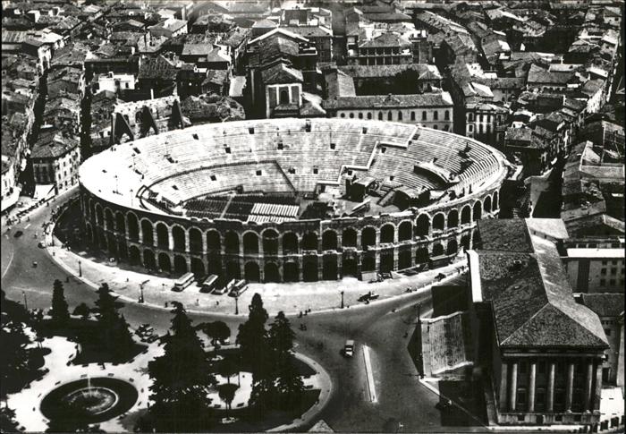 Verona Veneto Panorama Anfiteatro veduta aerea Amphitheater