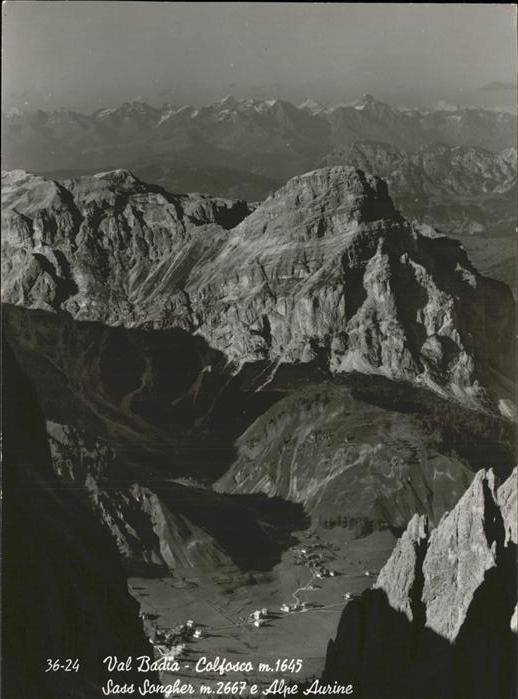 Colfosco Val Badia Sass Songher e Alpe Aurine Dolomiti