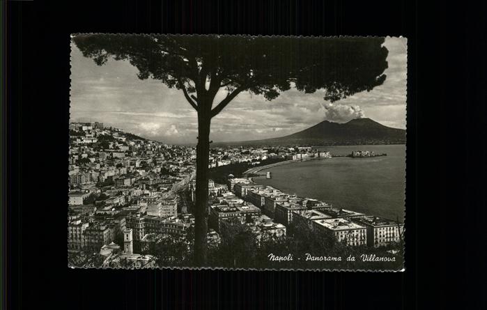 Napoli Neapel Panorama da Villanova Vesuv Vulkan