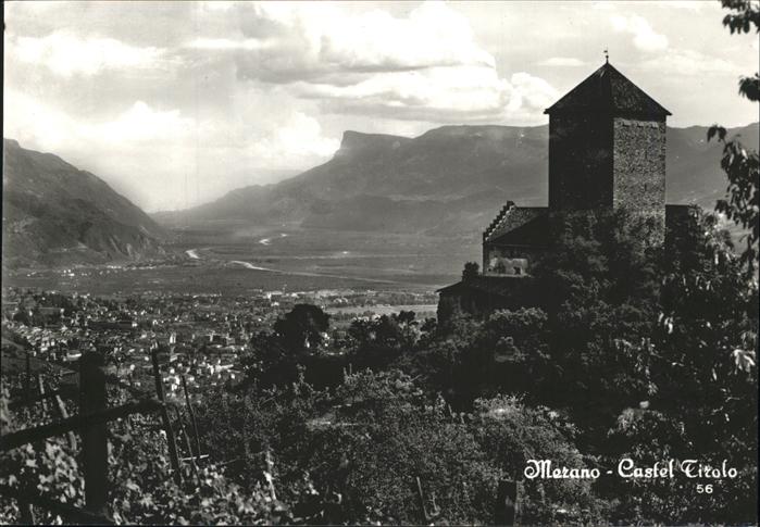 Merano Meran Castel Tirolo Schloss Panorama