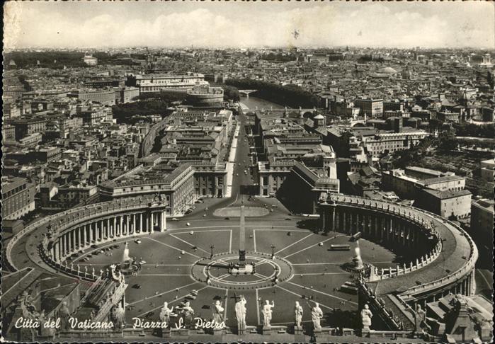 Rom Roma Citta del Vaticano Piazza San Pietro St. Petersplatz Vatikanstadt