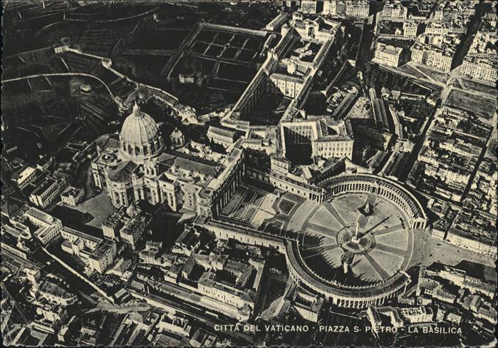 Rom Roma Citta del Vaticano Piazza San Pietro Basilica veduta aere Vatikanstadt