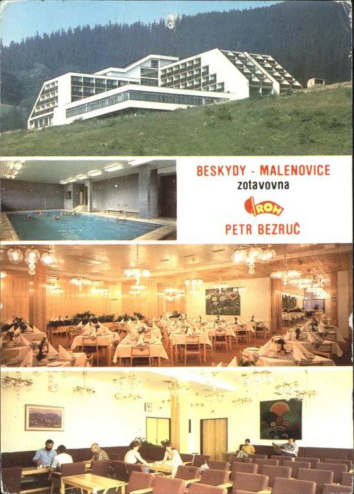Malenovice Zotavovna ROH Petr Bezruc Erholungsheim Restaurant Hallenbad