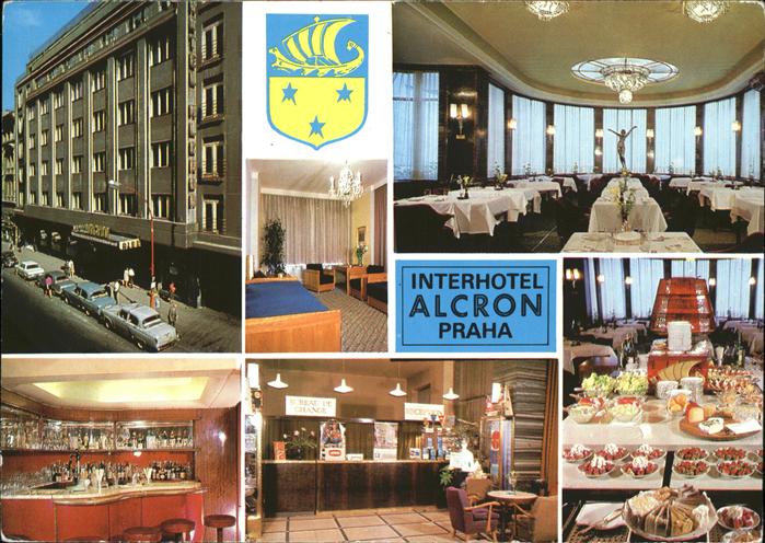 Praha Prahy Prague Interhotel Alcron Bar Empfang Restaurant