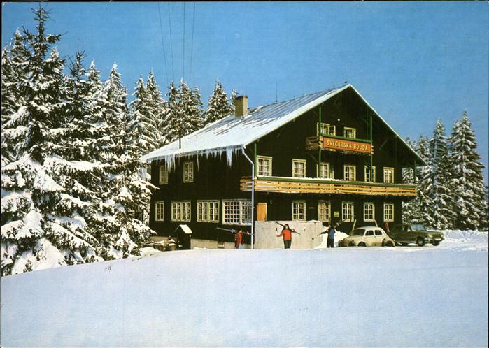 Abertamy Svycarska bouda Plesivce Schweizer Baude am Plessberg Krusne Hory Erzge