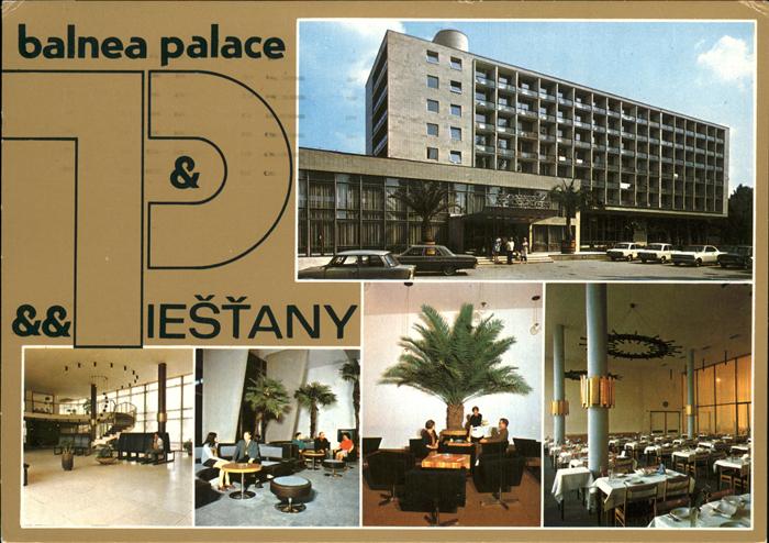 Piestany Hotel Balnea Palace Restaurant Foyer