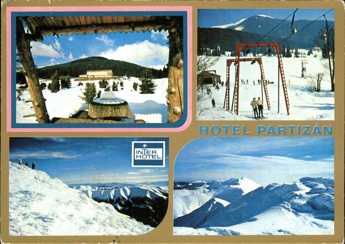 Jasna Slowakei Hotel Partizan Nizke Tatry Panorama Wintersportplatz Niedere Tatr