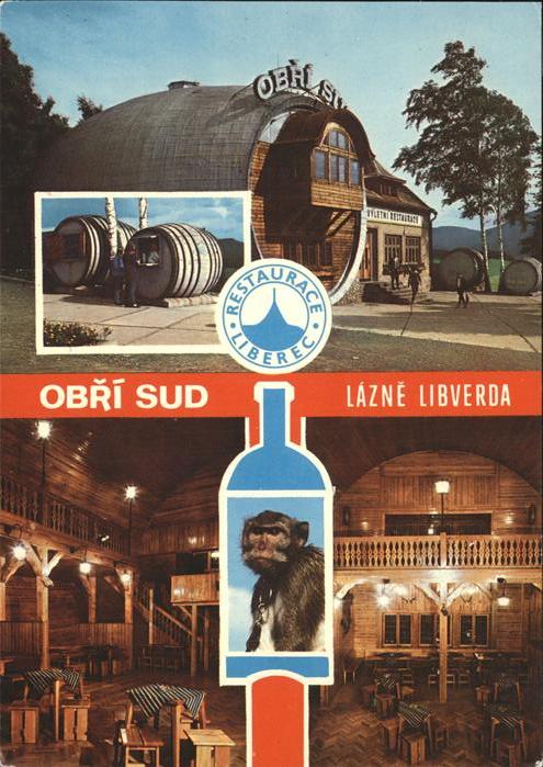 Lazne Libverda Vyletni Restaurace Obri Sud Fass Affe