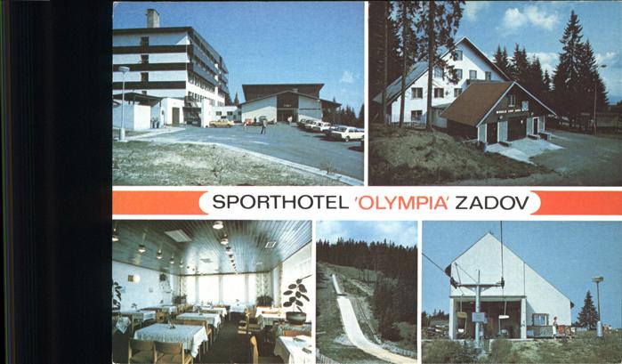 Stachy Susice Okres Pachatice Sporthotel Olympia Zadov Restaurant Skischanze Ses