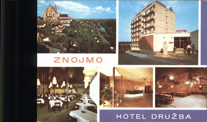 Znojmo Hotel Druzba Restaurant Kirche