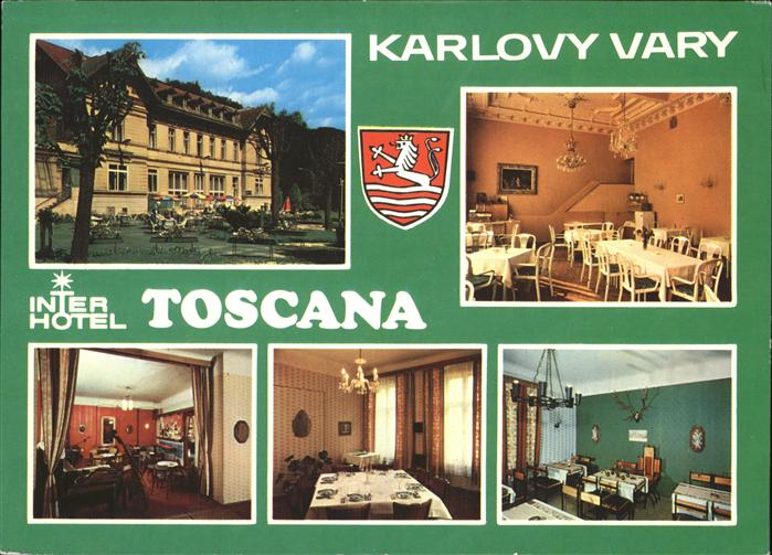 Karlovy Vary Interhotel Toscana Restaurant Wappen