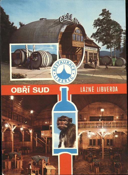 Lazne Libverda Vyletni Restaurace Obri Sud Fass Affe