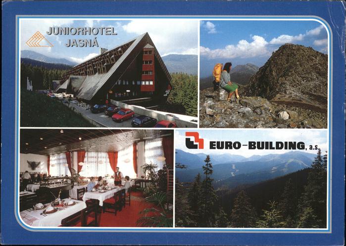 Jasna Slowakei Juniorhotel Restaurant Chopok Niedere Tatra Gebirgspanorama Wande