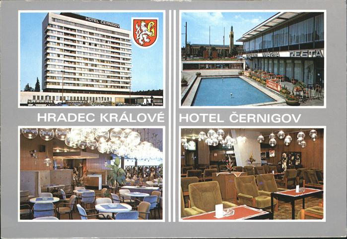 Kralovehradecko Hradec Kralove Hotel Cernigov Restaurant Swimming Pool Wappen