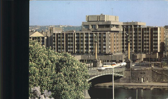 Praha Prahy Prague Hotel Intercontinental Moldau Br?cke