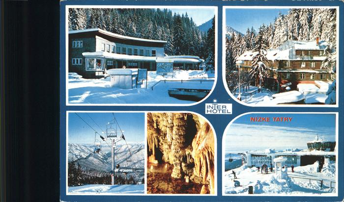 Demaenovska Dolina Nizke Tatry Interhotel Bergrestaurant Wintersportplatz Nieder