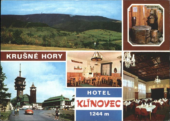 Jachymov Hotel Klinovec Krusne Hory Turm Baer Panorama Erzgebirge