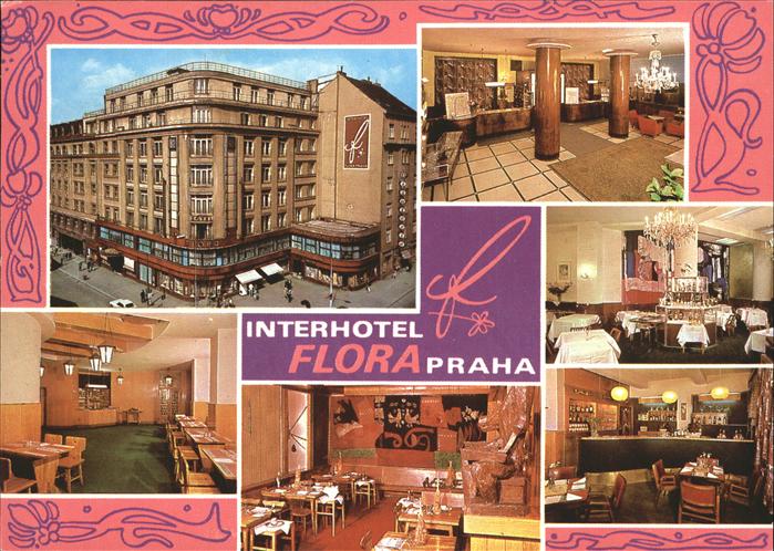Praha Prahy Prague Interhotel Flora Restaurant