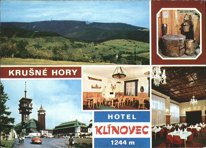 Jachymov Hotel Klinovec Krusne Hory Turm Baer Panorama Erzgebirge