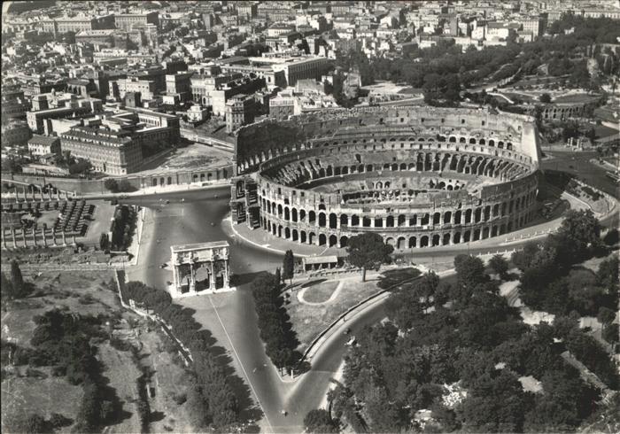 Rom Roma Il Colosseo vista aerea Kolosseum