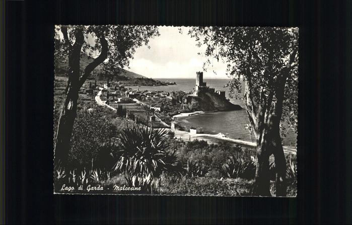 Malcesine Lago di Garda Panorama Burg