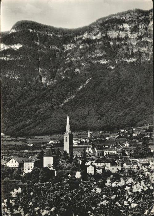 Kaltern Weinstrasse Tirol gegen die Mendel ueberetsch Mendola Oltradige