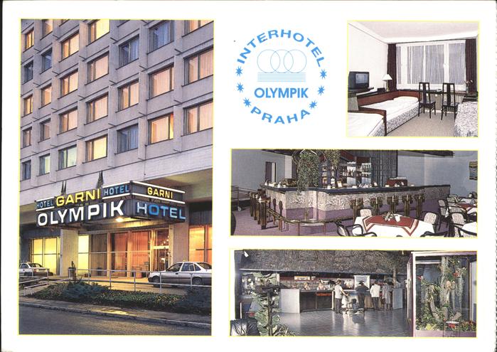 Praha Prahy Prague Interhotel Olympik Garni Restaurant
