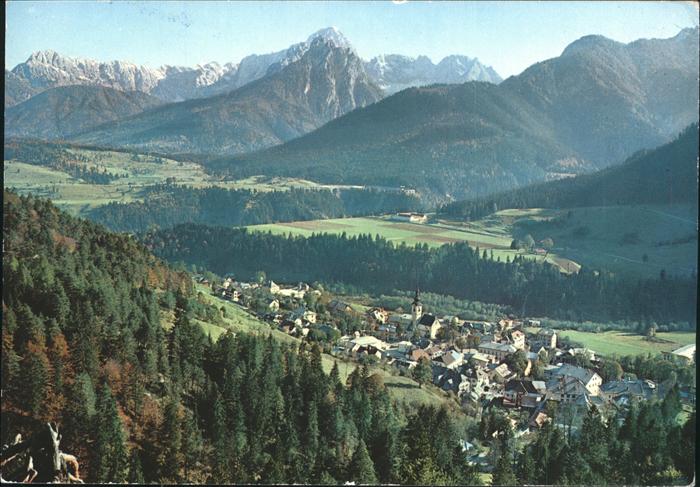 Tarvisio mit Mangart Gruppe