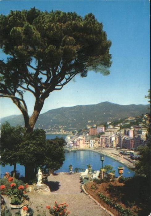 Camogli Veduta dal giardino dell Hotel Cenobia dei Dagi
