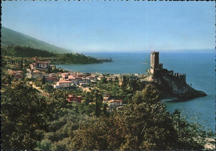 Malcesine Lago di Garda Panorama Burg