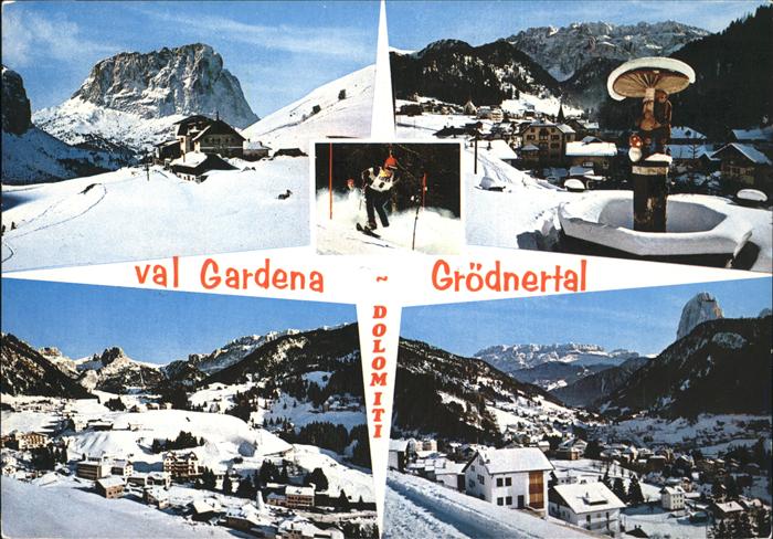 St Ulrich Groeden Tirol Dolomiten Panorama