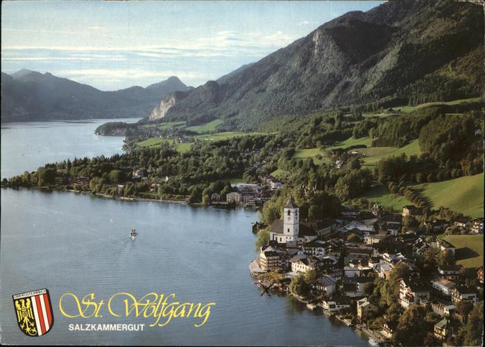 St Wolfgang Wolfgangsee am Wolfgangsee Fliegeraufnahme