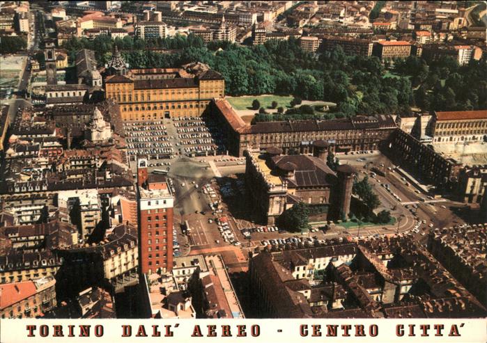 Torino dall aereo Centro della citta