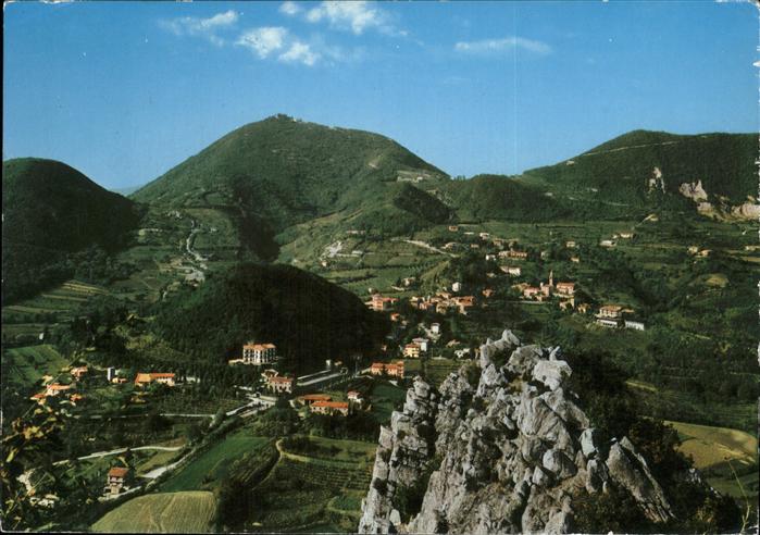 Colli Euganei Panorama verso Teolo da Rocca Pendice