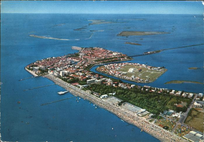 Grado Gorizia Isola del Sole dall aereo