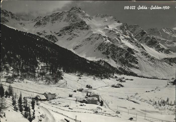Sulden Solda Panorama