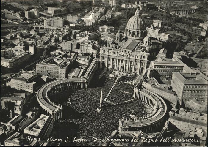 Rom Roma Piazza San Pietro Proclamazione del Dogma dell Assunzione