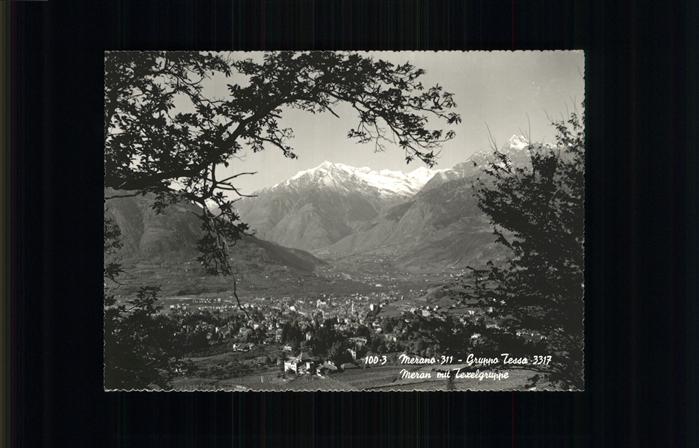 Merano Meran Panorama e Gruppo Tesso