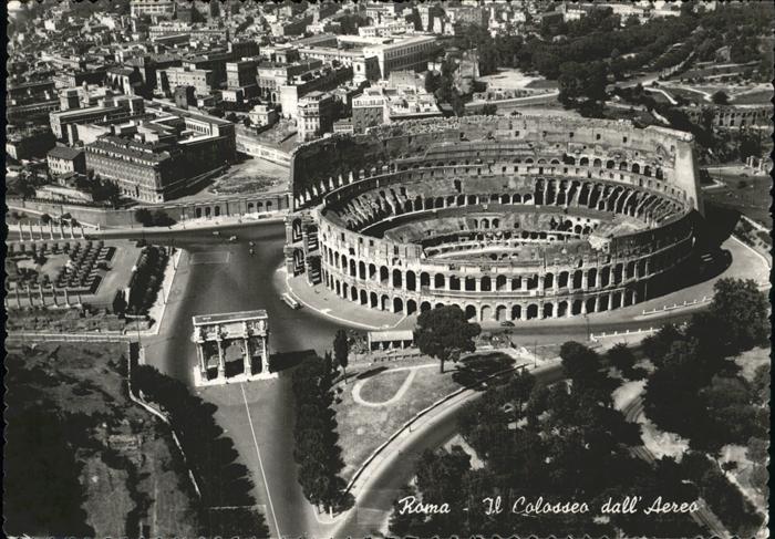 Rom Roma Colosseo dall aereo