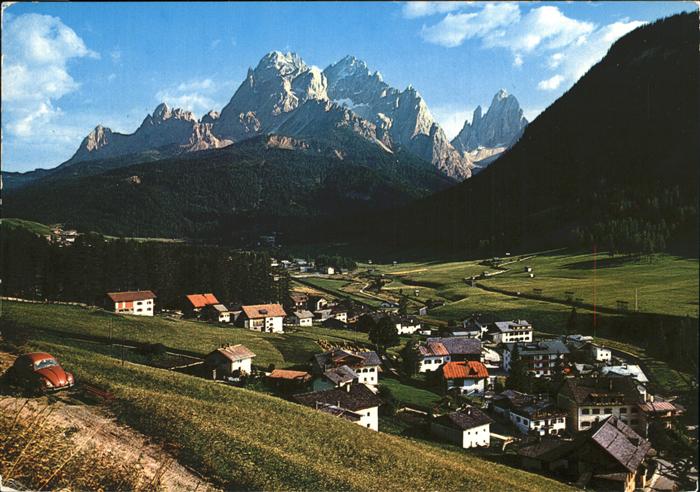 Sesto Sexten Suedtirol Panorama e Croda Rossa