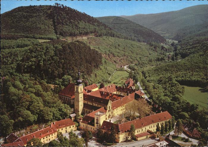 Heiligenkreuz Niederoesterreich Stift Heiligenkreuz im Wienerwald Fliegeraufnahm